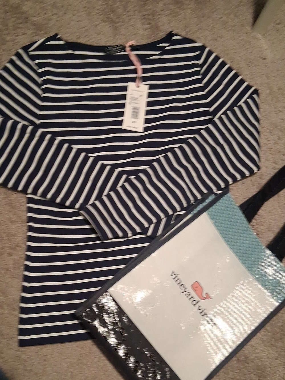 NWT Vineyard Vines Delixe Boatneck Tee